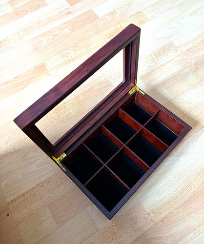 Edle holz vitrine mit - edle,