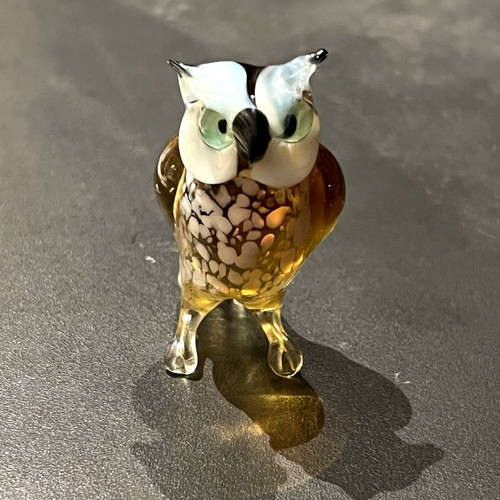 Murano eule dekofigur - murano,