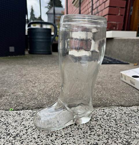 Vintage bierstiefel glas cm - bierstiefel, 18