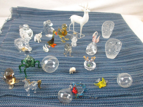 Konvolut glastiere glasfiguren - glastiere,