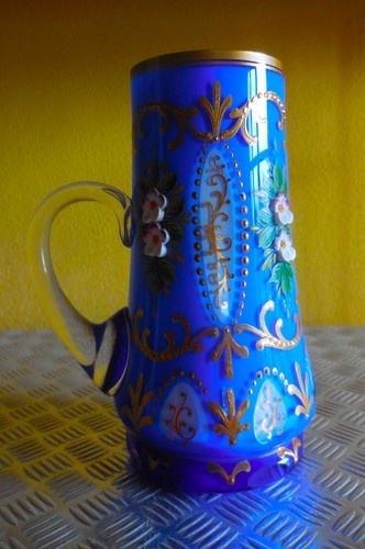 Sammlerkrug glas ueberfang - glas,