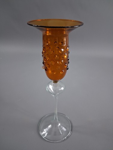 Lauscha glas vase - lauscha,