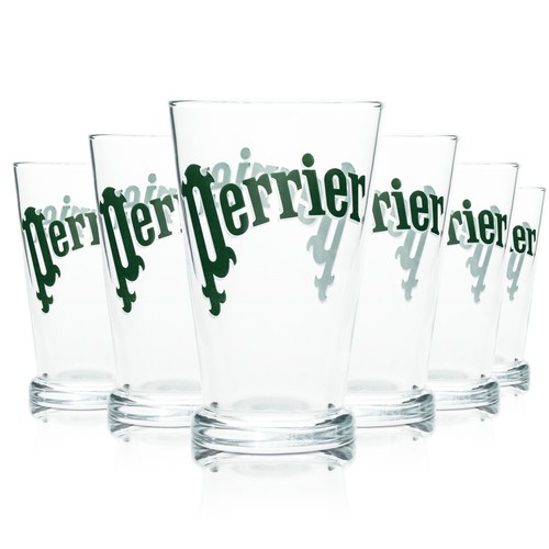 Perrier wasser glas - 6x,