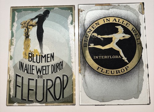 Glasreklame fleurop ca - 2x,