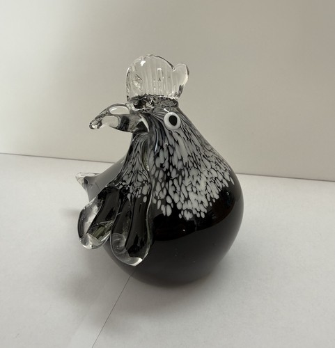 Henne glasfigur skulptur - glasfigur,