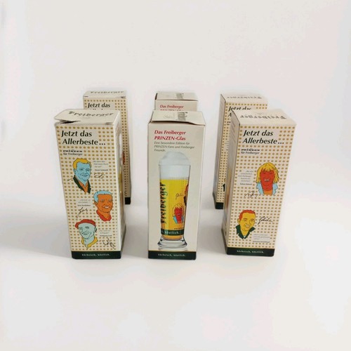 Glas freiberger brauerei - 6, x