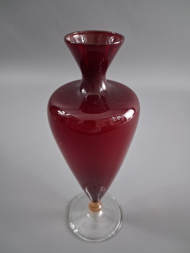 Lauscha glas vase mundgeblasen - lauscha,